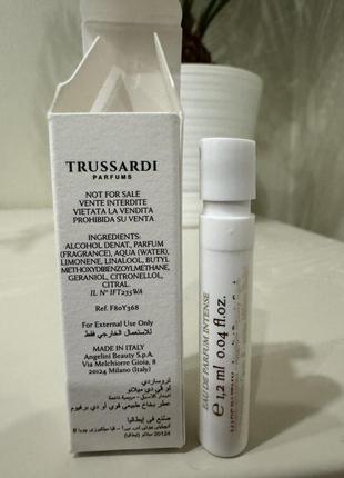 Лимитированная серия trussardi le vie di milano парфюмированная вода