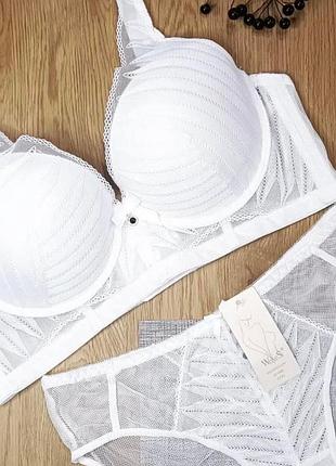 Комплект білизни weiyesi ажурний білий