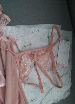 Снижка до 20.05 сексуальная эротическая комбинация пеньюар с бантом комбинация с трусиками...