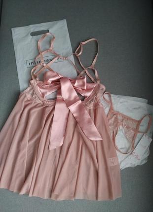 Снижка до 20.05 сексуальная эротическая комбинация пеньюар с бантом комбинация с трусиками...