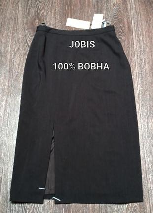 Нова 100% вовна  стильна  довга спідниця  з розрізами  р.42 від jobs  woolmark