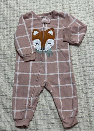 Флісовий чоловічок carter’s 12m.