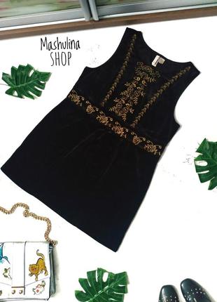 Christmas sale🎄✨❤️ интересное бархатное (бархатное) платье фирмы h&m4 фото