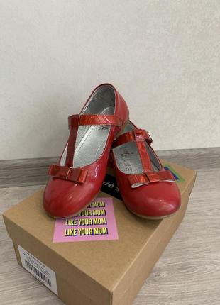 Туфли для девочки из натуральной кожи