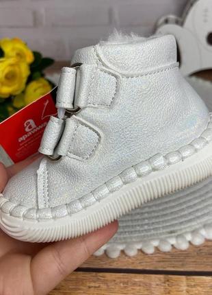 Дитячі зимові пінетки для дівчинки розмір 18,19,20,21 (04126)