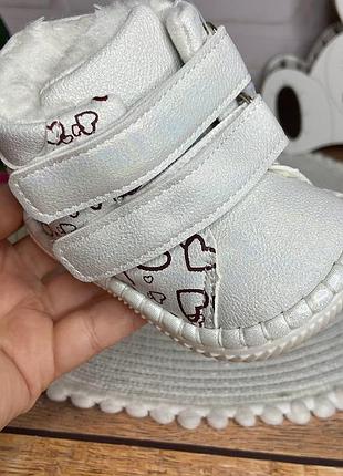 Дитячі зимові пінетки для дівчинки розмір 18,19,20,21 (04126)