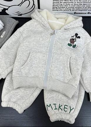 Теплий флісовий костюм для діток