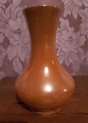 Ваза фарфоровая с рисунком цветов