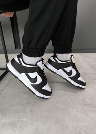 Кроссовы -nike dunk low retro white black! 🔥