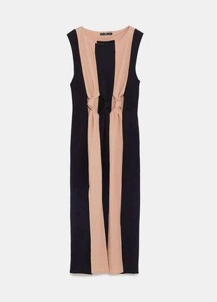 Нове розкішне плаття zara незвичайне стильне сарафан пляжний актуальний