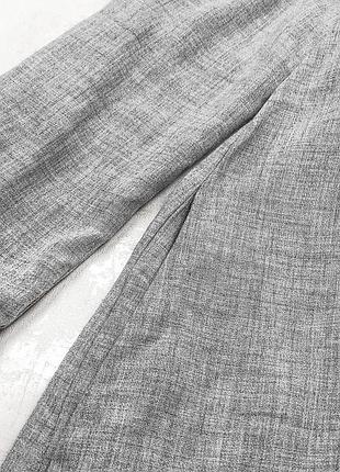 Сукня zara міді довжини меланжевого сірого кольору з кишенями3 фото