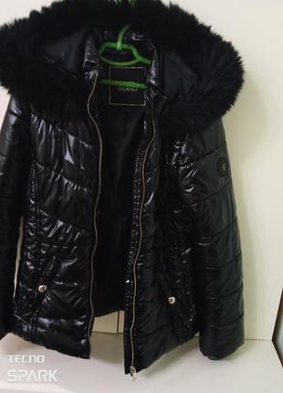 Тепла куртка для дівчинки river island