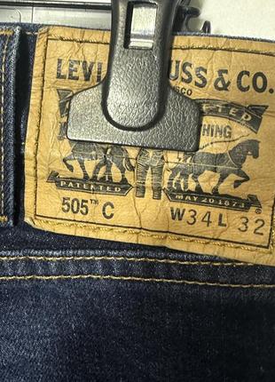 Levi’s 505 c vintage jeans orange tab джинсы6 фото