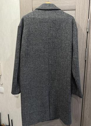 Сіре пальто zara