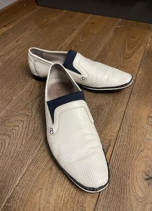 Кожаные туфли clemento