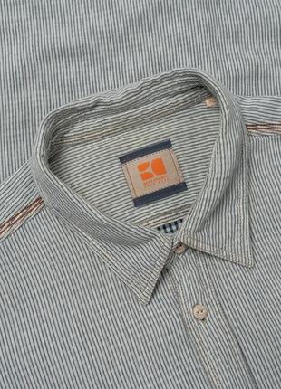 Hugo boss orange shirt  чоловіча сорочка