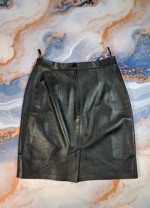 Юпка ledamor кожаная женская юбка zara