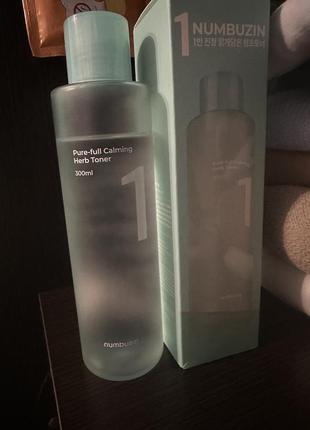 Успокаивающий тонер с центеллой азиатской