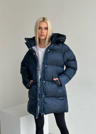7 цветов! женский зимний пуховик с лебяжим пухом, с капюшоном, пальто, базовая куртка, без принта, средний, утепленный, прямой, оверсайз
