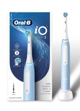 Braun io 3 blue oral b електрична зубна щітка нова