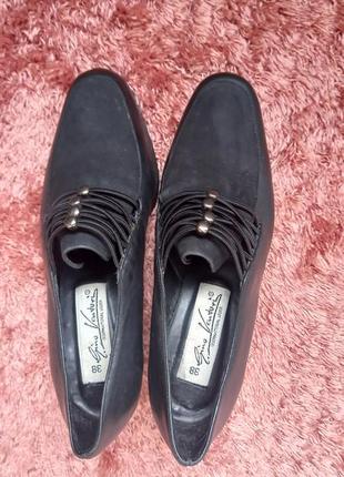 Шкіряні туфлі, 25см