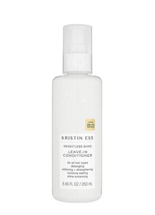 Несмываемый спрей-кондиционер для блеска волос kristin ess hair - weightless shine leave-in conditioner, 250 мл