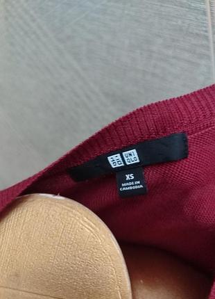 Красивый шерстяной пуловер uniqlo 3