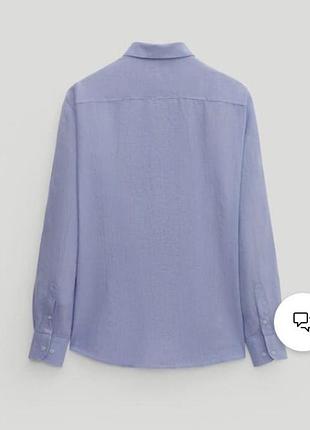 Сорочка massimo dutti 100% льон