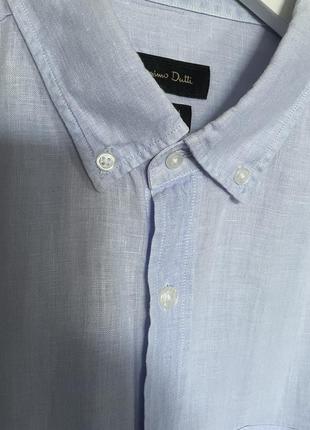 Сорочка massimo dutti 100% льон