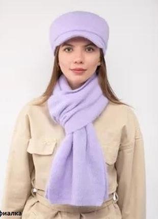 Комплект кепка к-16 с шарфом s-44