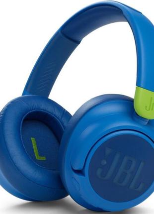 Навушники для дітей бездротові jbl jr460nc (jbljr460ncblu) повнорозмірні сині