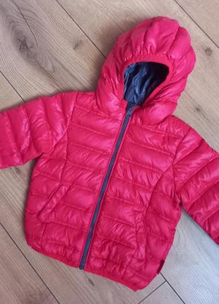 Ультра легкий пуховичок для мальчика, 12 мес.