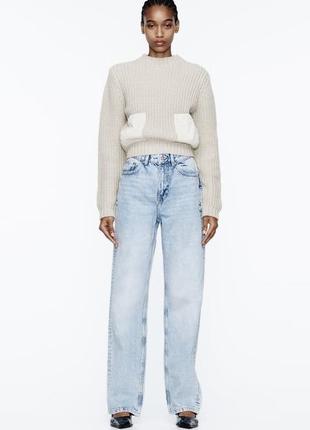 Zara straight джинсы прямые