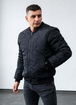 Термо зимній чоловічий бомбер!супер теплий!з відстежним капюшоном!