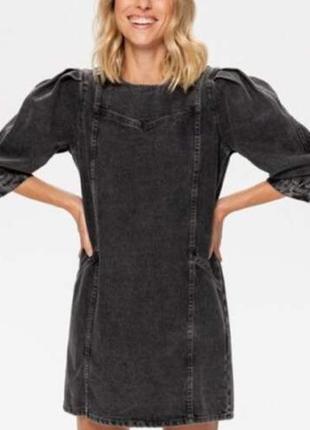 Джинсова сукня кольору вугілля promod s-m3 фото