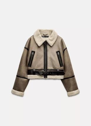 Дубленка от zara