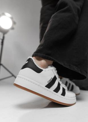 Женские кроссовки campus white/black 4 нп4890