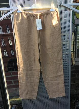Брюки лен женские