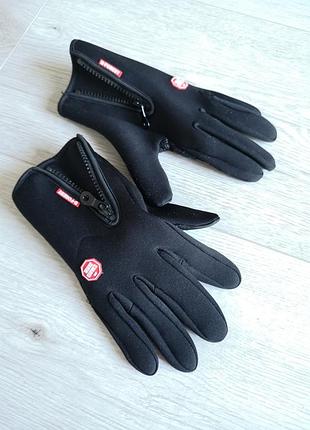 Перчатки с сенсорными пальцами. новые размер m-l
