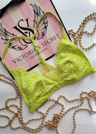 Victoria's secret front close bralette xs 34 бралет топ без косточек 70a 70b 70c