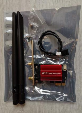 Новый адаптер fenvi wi-fi pci-e 1200 мб/с 2.4/5 ghz + bluetooth 4.0