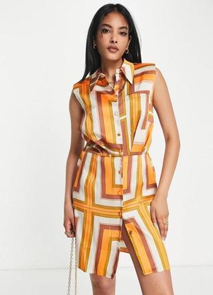 Нова міні сукня river island в абстрактний принт