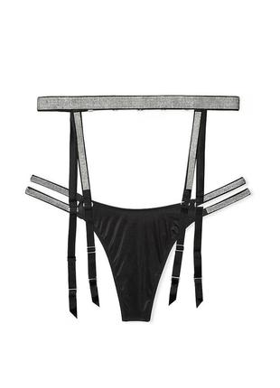 Роскошный комплект victoria's secret трусики и пояс для чулок