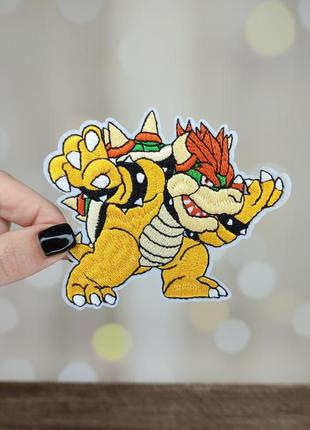 Нашивка, патч "боузер. король купа. маріо. mario" (наш0204)