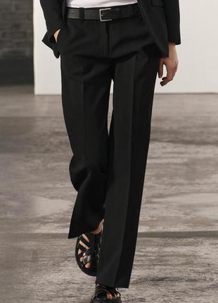 Класичні брюки штани прямі s xs zara