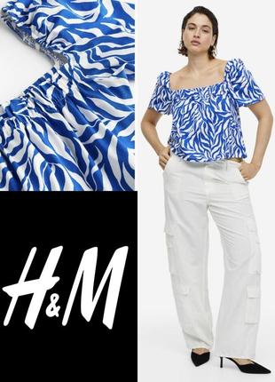 Красивая качественная блуза h&m этикетка