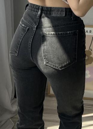 Джинсы черные женские штаны5 фото