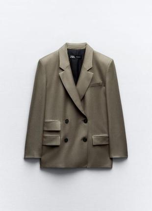 Двобортний блейзер zara