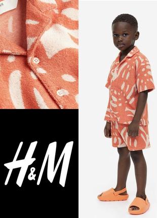 Красивая махровое детская рубашка h&m этикетка