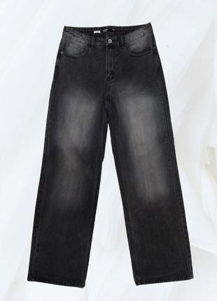Джинсы wide leg широкие house черные
